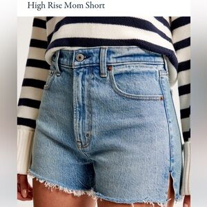 Abercrombie high rise mom short